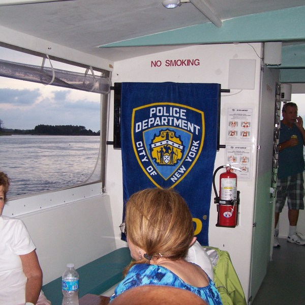 a group of people standing in a room