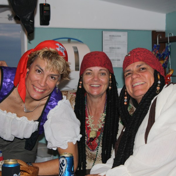 a group of people posing for the camera